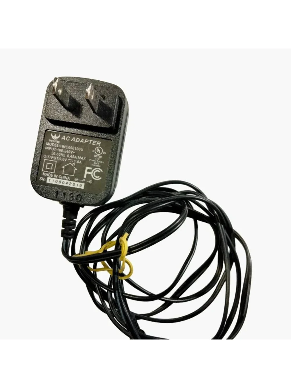 Ac Adaptor 9V 0.45A PlugIn Wall Charger Barrel Connector Replacement Electronics